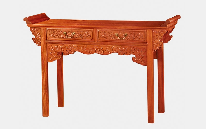 带抽翘头案1米18